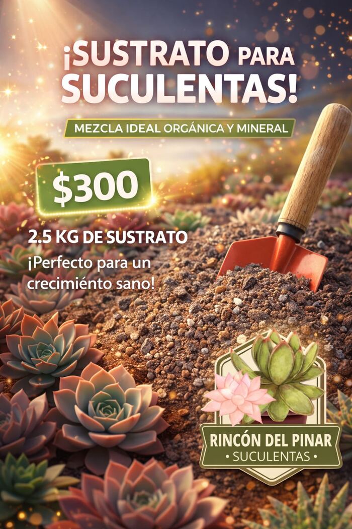Bolsa de sustrato para suculentas